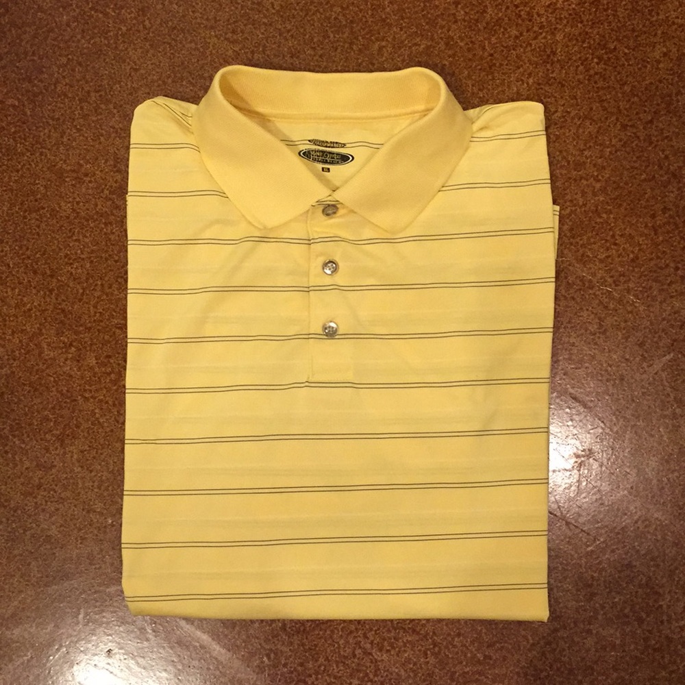 Pebble beach Love cypress men’s yellow shirt!